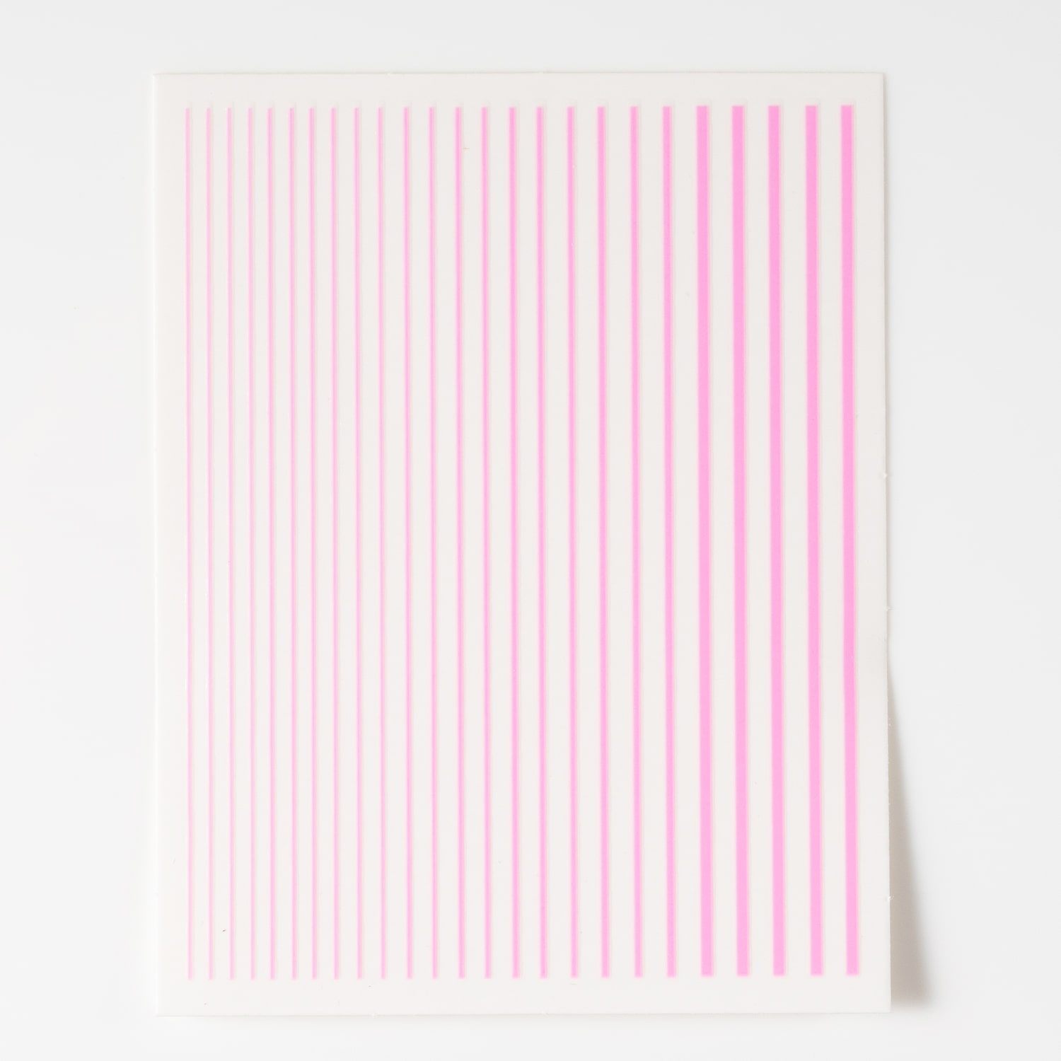 NEON PINK STRIPING LINE STICKERS