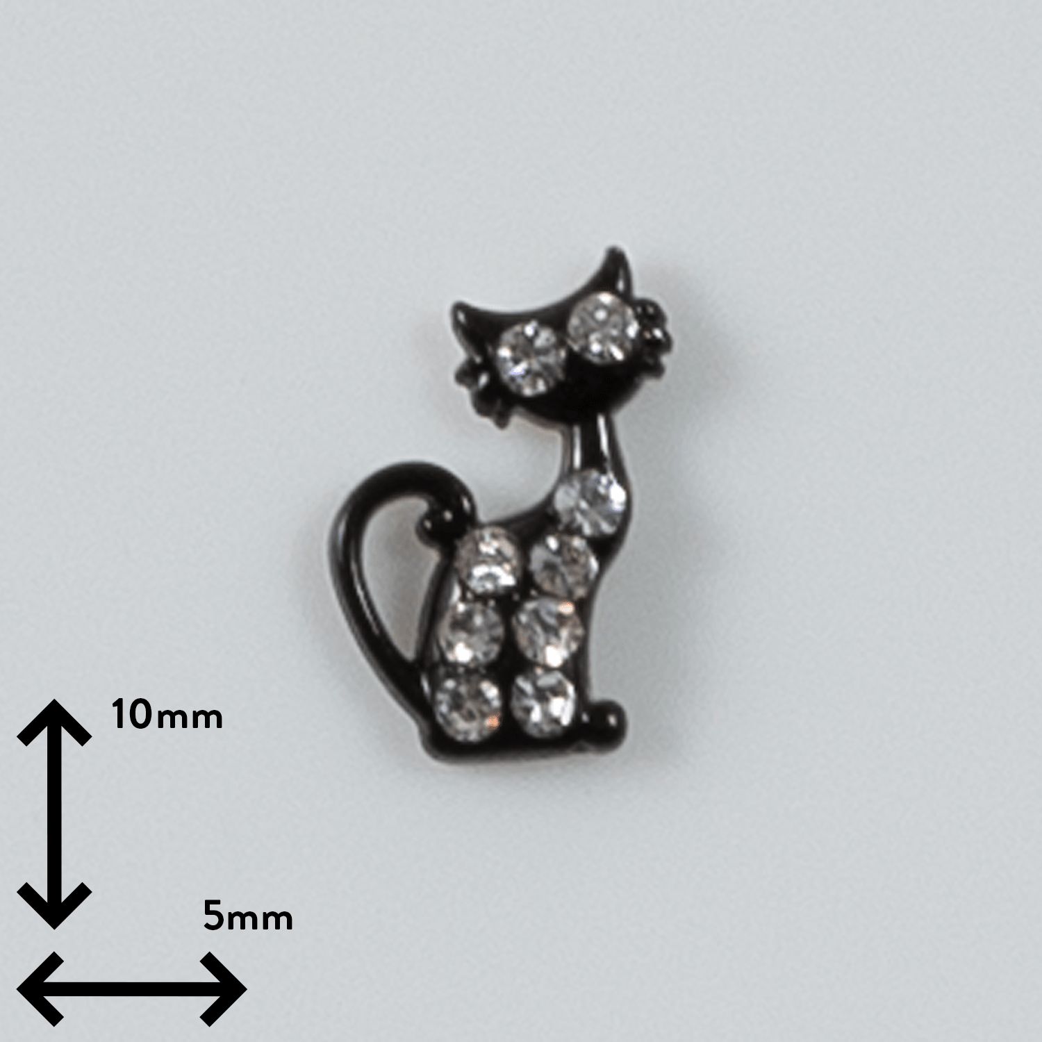 10pc Black Cat Gems